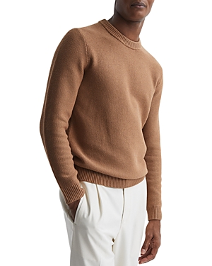 REISS COLE LONG SLEEVED RIBBED CREWNECK SWEATER