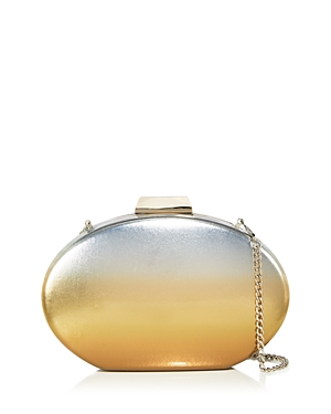 Aqua Ombre Oval Clutch - 100% Exclusive In Silver/gold