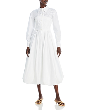 A.W.A.K.E. COTTON PUFF SKIRT DRESS