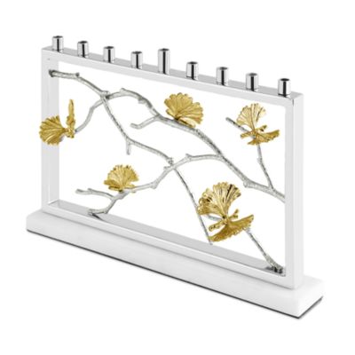 Butterfly Ginkgo Luxe Menorah - Exclusive