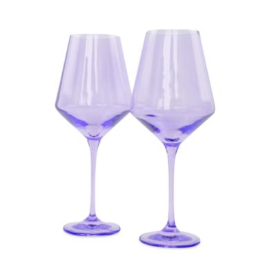 Stem Wine Glasses, Set of 2