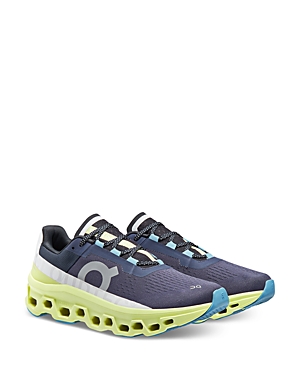 On Cloudmster Rubber-trimmed Mesh Running Sneakers In Ir/hay