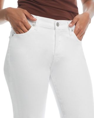 Slim Illusion Dojo High Rise Wide Leg Jeans in Luxe White