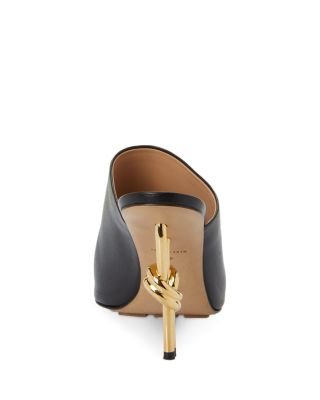 Women's Knot Slip On High Heel Sandals