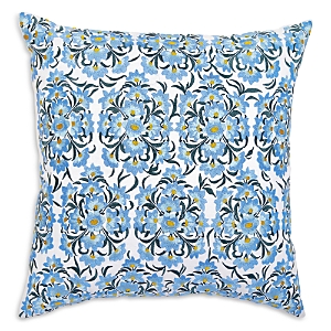 John Robshaw Kavya Lapis Decorative Pillow, 22 X 22 In Blue