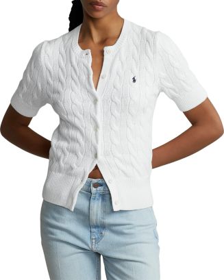 Ralph Lauren RALPH LAUREN SPORT BOYFRIEND FIT Cotton Knit Cardigan Women's M size / eaa513375