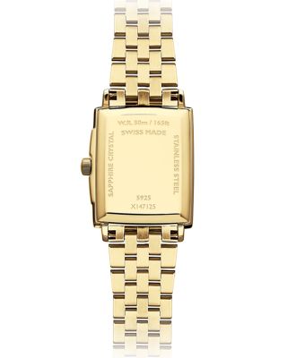 Toccata Gold-tone Rectangular Watch, 23mm