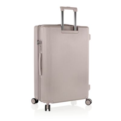 Earth Tones Large Upright Expandable Spinner Suitcase