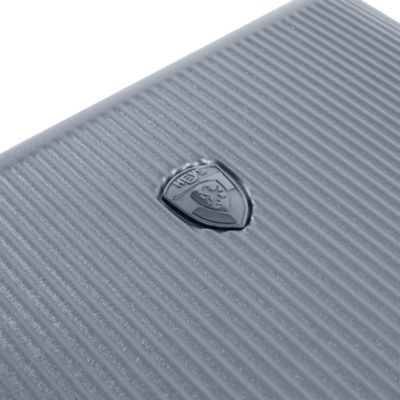 Earth Tones Large Upright Expandable Spinner Suitcase