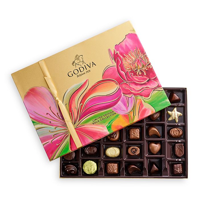 Godiva® Godiva 36 Pc. Spring Gold Box Chocolate Gift Bloomingdale's