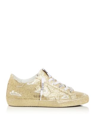 靴 GOLDEN  SNEAKERS SUPERSTAR Golden Goose Women's Super-Star Glitter Low Top Sneakers