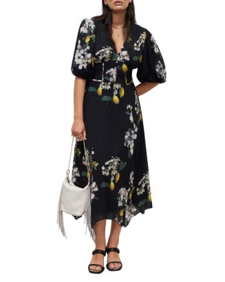 ALLSAINTS Aspen Eugenia Midi Dress | Bloomingdale's