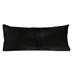 Regina Andrew Morgan Hair On Hide Rectangle Pillow In Black