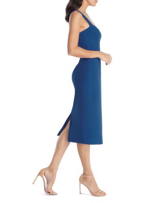 Nicole Sweetheart Neck Fitted Dress