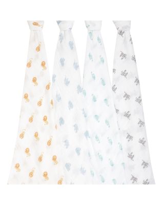 4 Pk. Printed Classic Swaddles