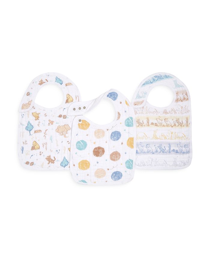 Aden and Anais Unisex Winnie the Pooh Snap Bibs, 3 Pack Bloomingdale's