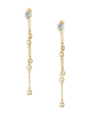 Ettika Chain Link Drip Earrings In Gold