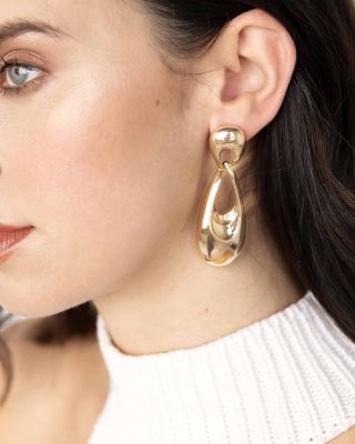 Infinity Link Drop Earrings