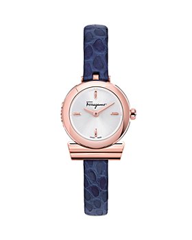 Ferragamo - Gancino Rose Gold Ion Plated Stainless Steel Strap Watch, 22.5mm