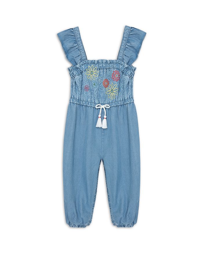 Peach Melba Embroidered Jumpsuit  4-7 Years main image 0