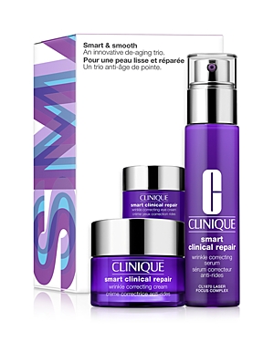 Clinique Smart & Smooth: Anti-aging Skin Care Set (limited Edition) Usd $109 Value