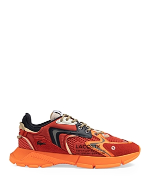 Lacoste L003 Neo Sneakers In Red And Orange In Red