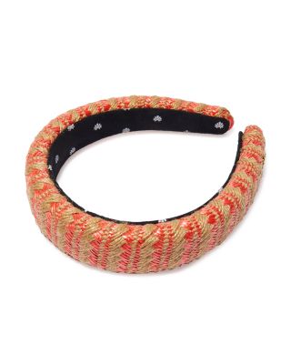 Lele Sadoughi Alice Raffia Headband | Bloomingdale display picture 1