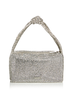 Cult Gaia Sienna Mini Embellished Top-handle Bag In Clear