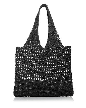 Aqua Crochet Tote - 100% Exclusive In Black