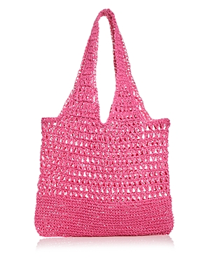 Aqua Crochet Tote - 100% Exclusive In Pink