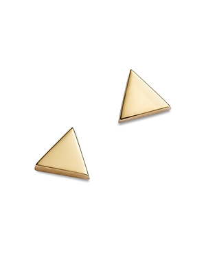 Moon & Meadow 14K Yellow Gold Triangle Stud Earrings