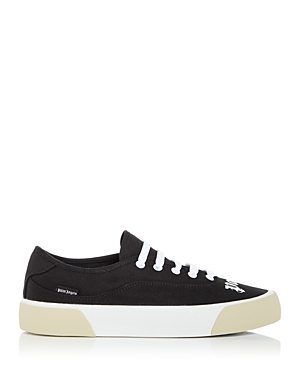 Palm Angels Logo-print Slip-on Sneakers In Black