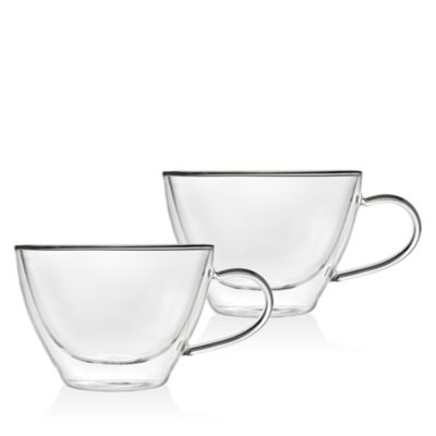 Double Walled Glass Cappuccino Mug