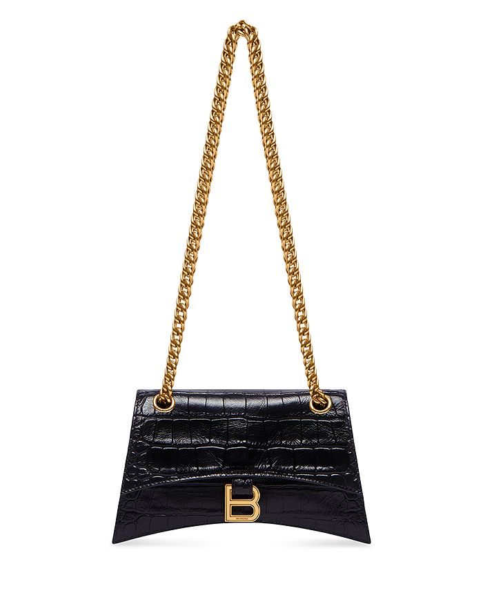 Balenciaga Crush Extra Small Embossed Chain Shoulder Bag | Bloomingdale's