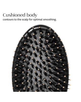Polish &amp; Shine Premium Faux Boar &amp; Nylon Oval Hairbrush