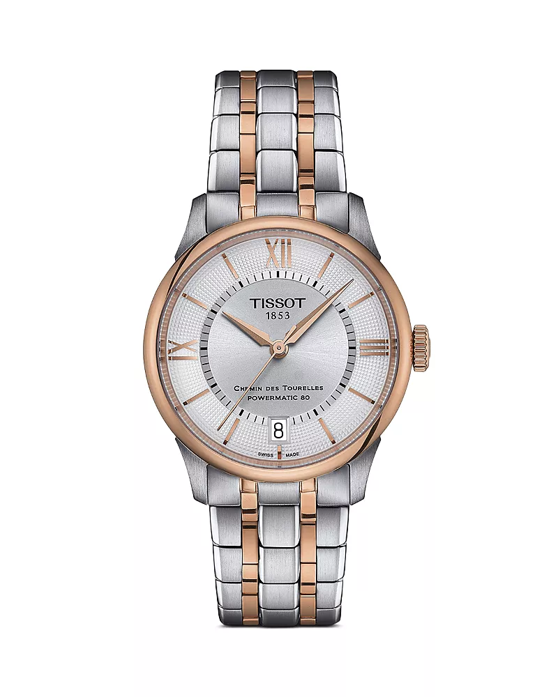 Tissot Chemin des Tourelles Powermatic 80 Watch, 34mm