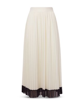 REISS Osti Pleated Midi Skirt | Bloomingdale's