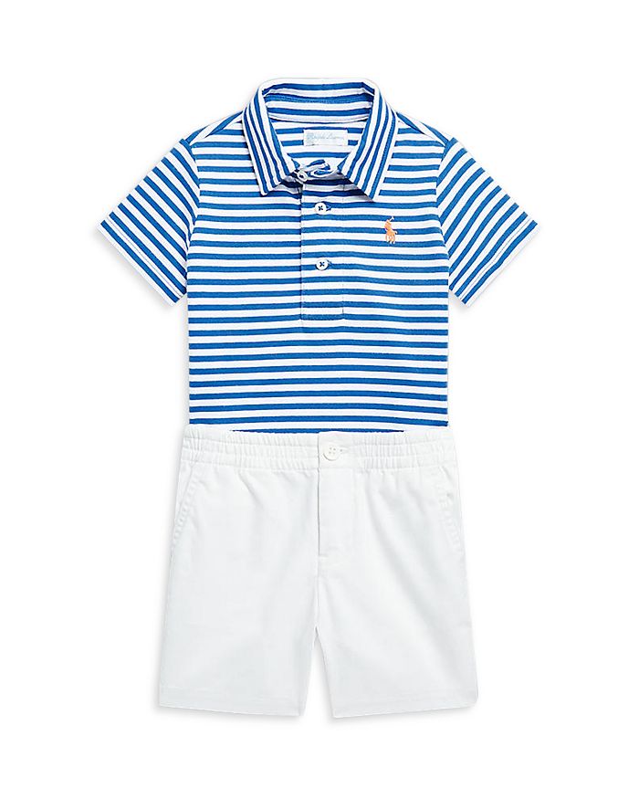 Ralph Lauren - Boys' Jersey Polo Shirt & Chino Shorts Set - Baby