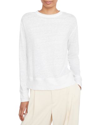 white crew neck sweater women's