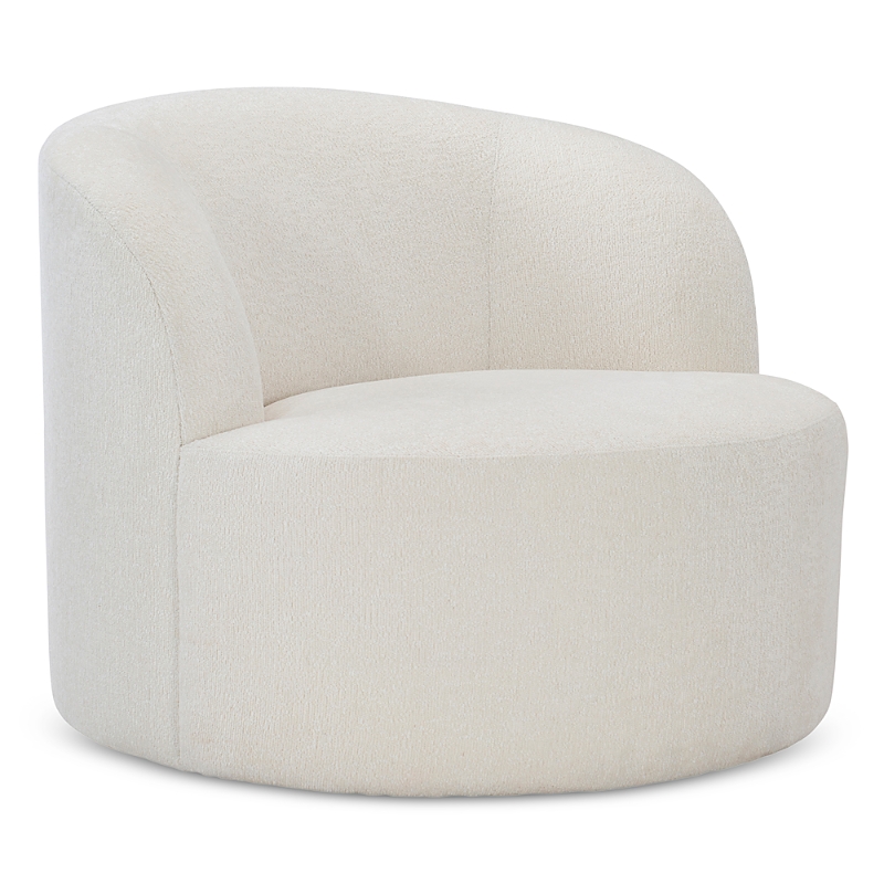 Bloomingdale's Tara Swivel Chair In Cream