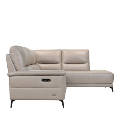 Melfi 3-Piece Power Reclining Leather Sectional