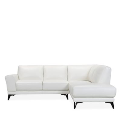Carmela 2 Piece Leather Sectional - Exclusive