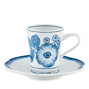 Vista Alegre Coralina Blue Coffee Cup and Saucer - 100% Exclusive