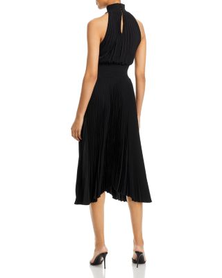 Renzo Pleated Midi Dress