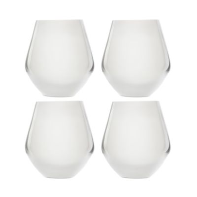 Meridian Teal Stemless Glasses, Set of 4