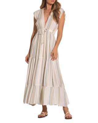 Elan striped convertible dress best sale