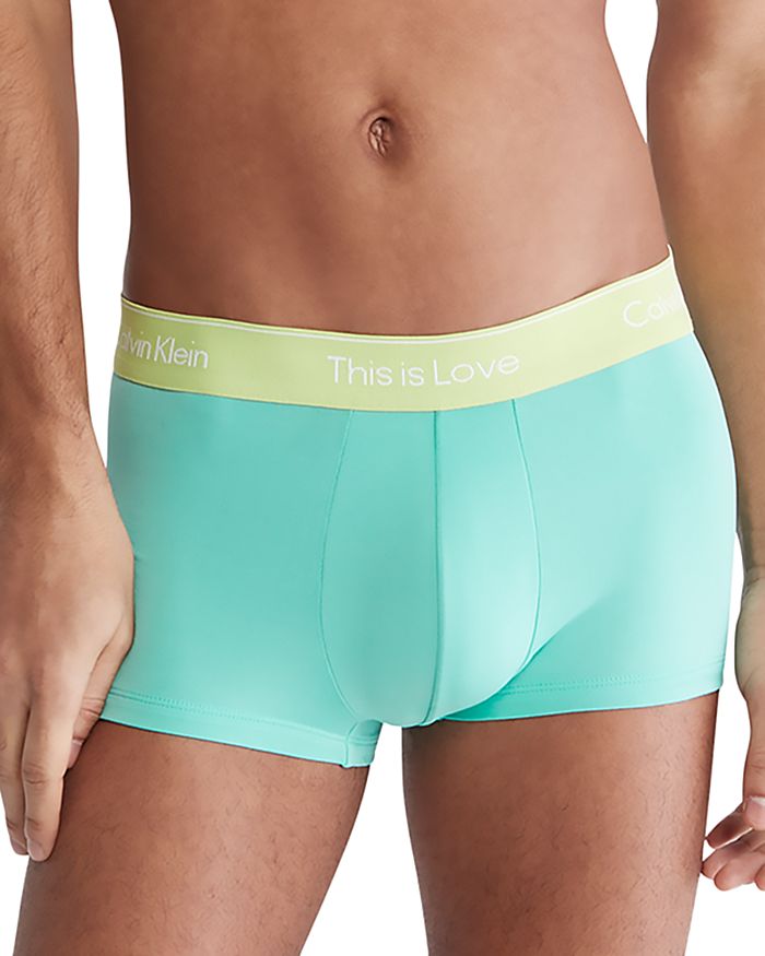 Calvin Klein Pride This is Love Color Blocked Micro Low Rise Boxer Briefs