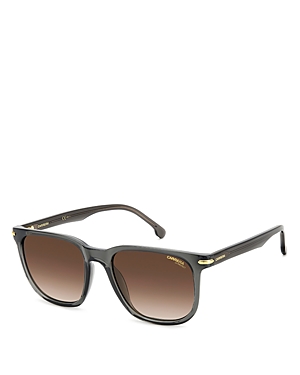 Carrera Square Sunglasses, 54mm In Gray/brown Gradient
