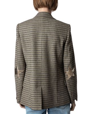 ジャケット・アウター YOKE PLAID JACQUARD DOUBLE BREASTED YOKE / PLAID JACQUARD DOUBLE BREASTED JACKET (CHARCOAL
