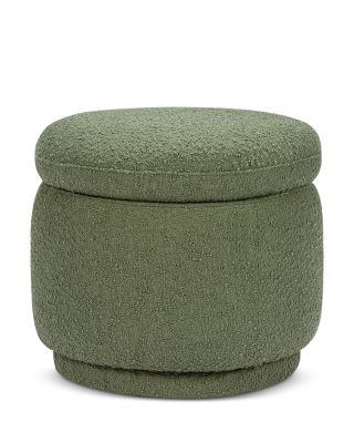 Enoki Boucl&eacute; Storage Ottoman